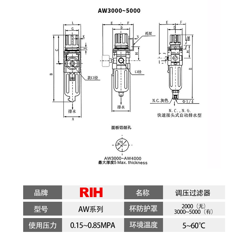 AW3000壓差