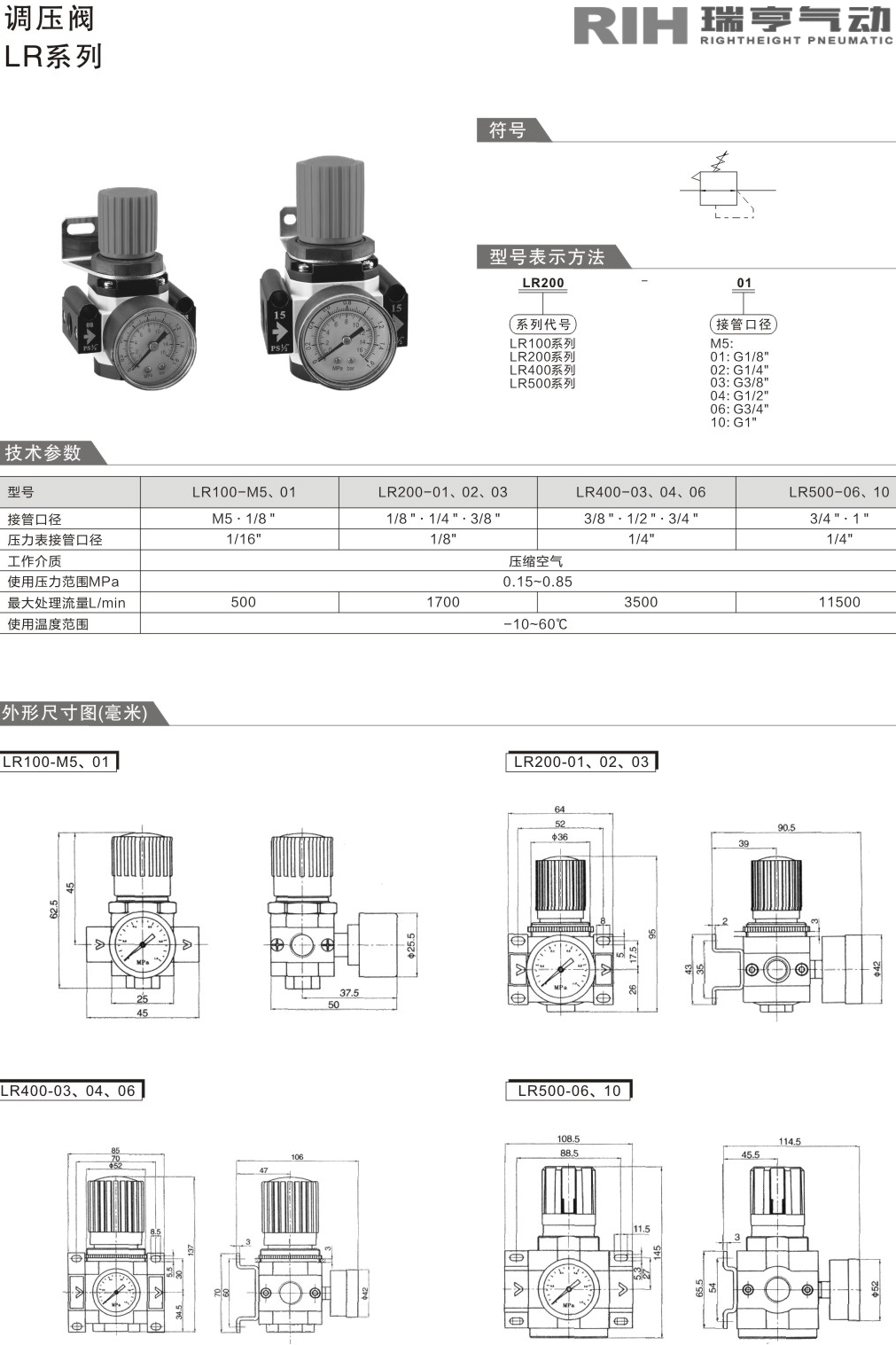 費(fèi)斯托OR系列調(diào)壓閥圖紙